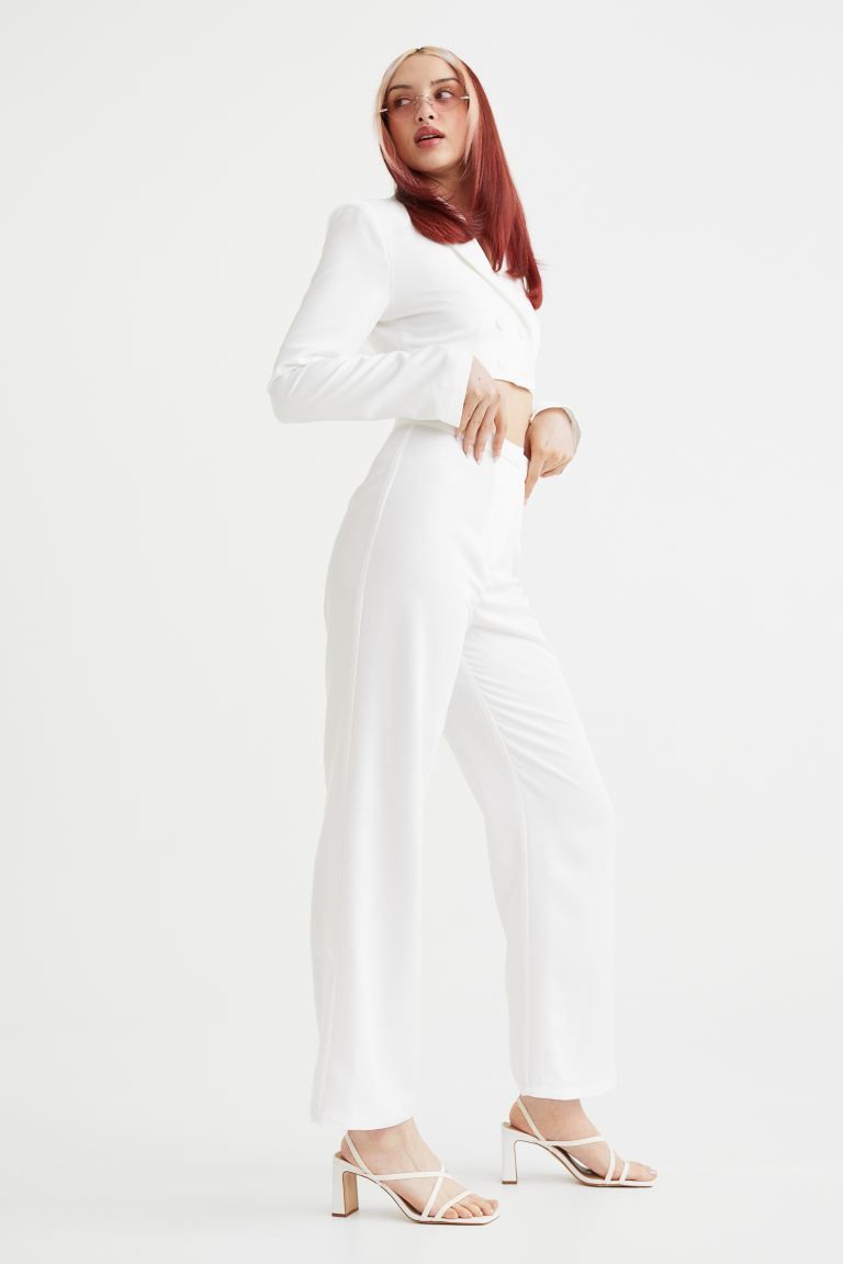 High-waisted tailored trousers | H&M (US + CA)