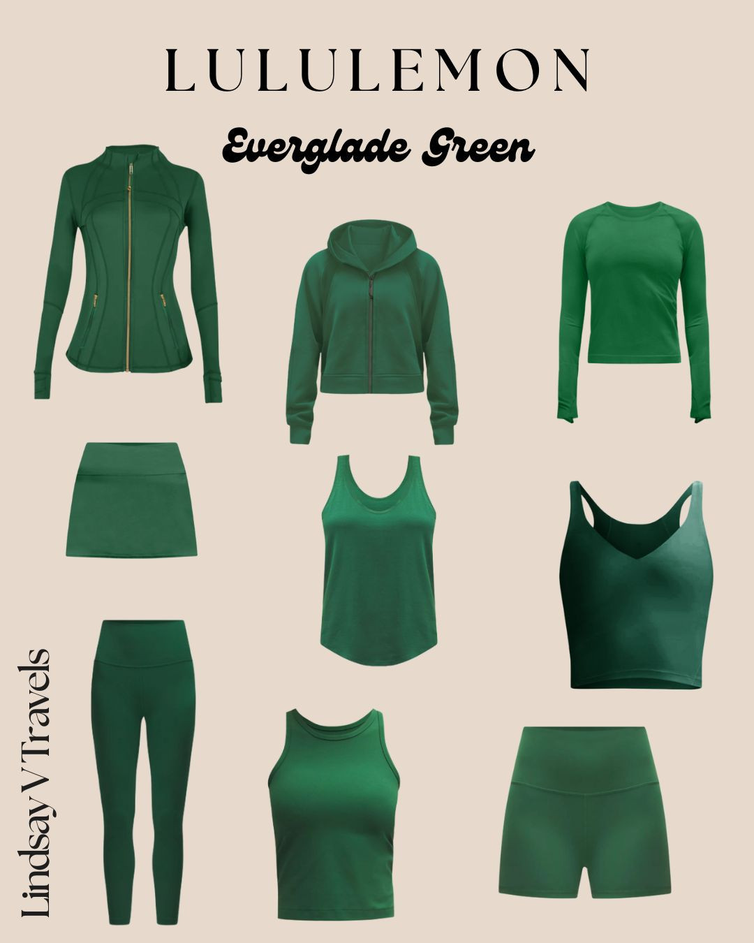 Obsessed with this stunning Everglade Green from Lululemon! 💚 Whether you're hitting the gym, running errands, or just lounging in style, these pieces are a must-have. This deep green is so chic and pairs perfectly with neutrals or a pop of color! 

 #LTKWatchNow #LTKSeasonal #LTKActive