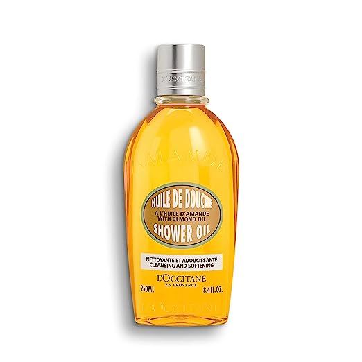 L'Occitane Cleansing & Softening Almond Shower Oil, Oil-to-Milky Lather, Softer Skin, Smooth Skin... | Amazon (US)