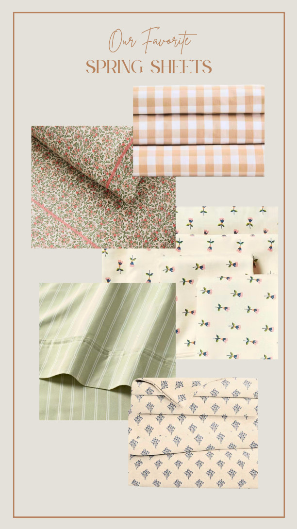 Spring bedroom refresh, but make it timeless. 🌷

These are our favorite spring sheets right now — soft florals, warm gingham, sage stripes, and delicate vintage-inspired prints that feel classic (not trendy). Perfect for layering with quilts, ruffled shams, and light neutral throws.

Think: cottagecore meets heirloom charm with a fresh, airy feel.

Tap to shop the full spring bedding edit. 🌿✨

#LTKHome #SpringRefresh #VintageStyle #CottagecoreBedroom #BedroomInspo 

 