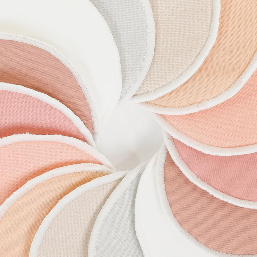 Reusable Nursing Pads for Breastfeeding - 4 Layers Organic Bamboo Nursing Pads - Breastfeeding Pads  | Amazon (US)