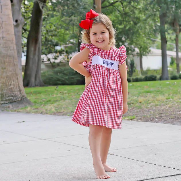 Red Gingham Avery Dress | Classic Whimsy