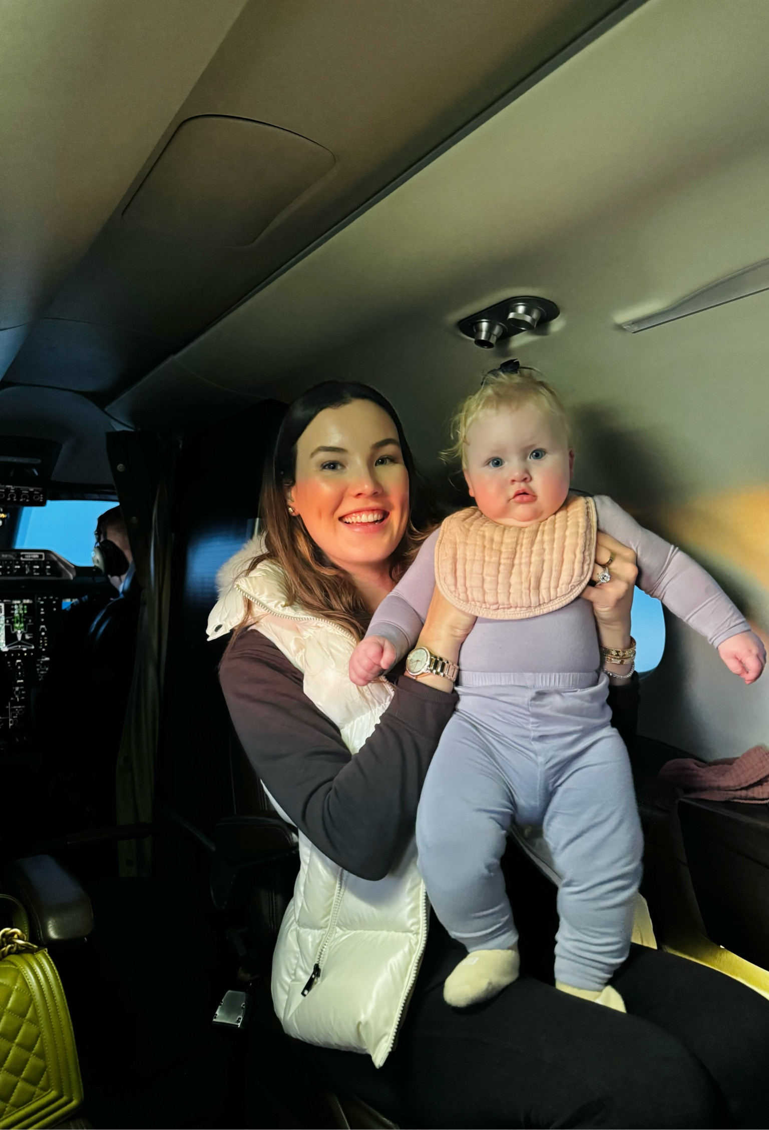 Moncler vest, James perse set, Kyte baby, Chanel, moncler boots 

#LTKtravel #LTKbaby #LTKfamily