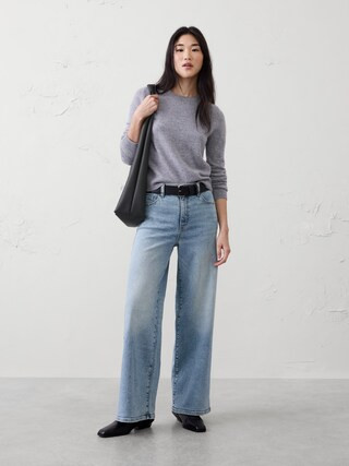Wide-Leg High-Rise Jean | Banana Republic Factory