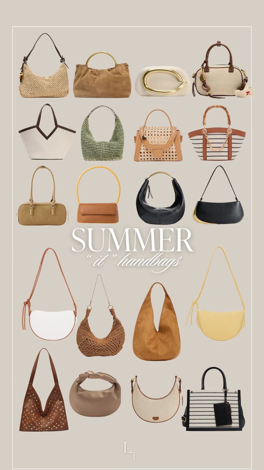 Summer “IT” handbags 

#LTKItBag #LTKU #LTKStyleTip