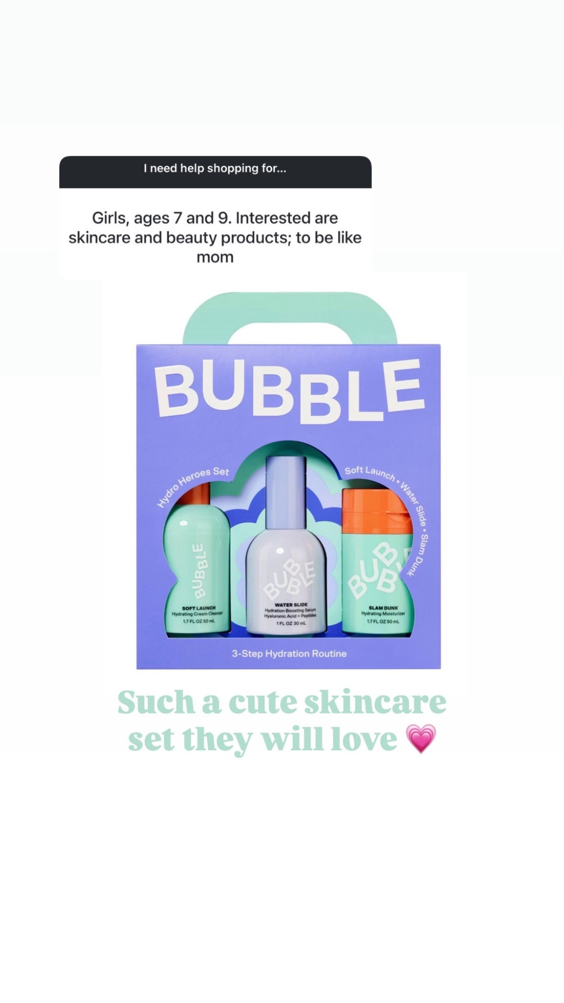 This cute skincare is one your girl will be sure to love! 

Loverly Grey, Target find, gift guide, gift ideas 

#LTKKids #LTKGiftGuide #LTKHoliday