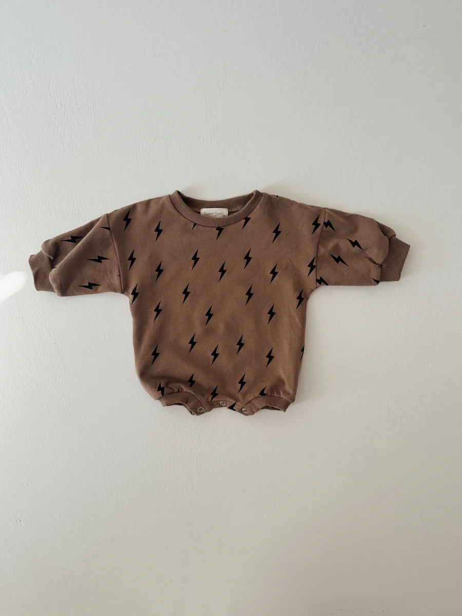 Lightning Bolt | Long Sleeve Romper | Forever French