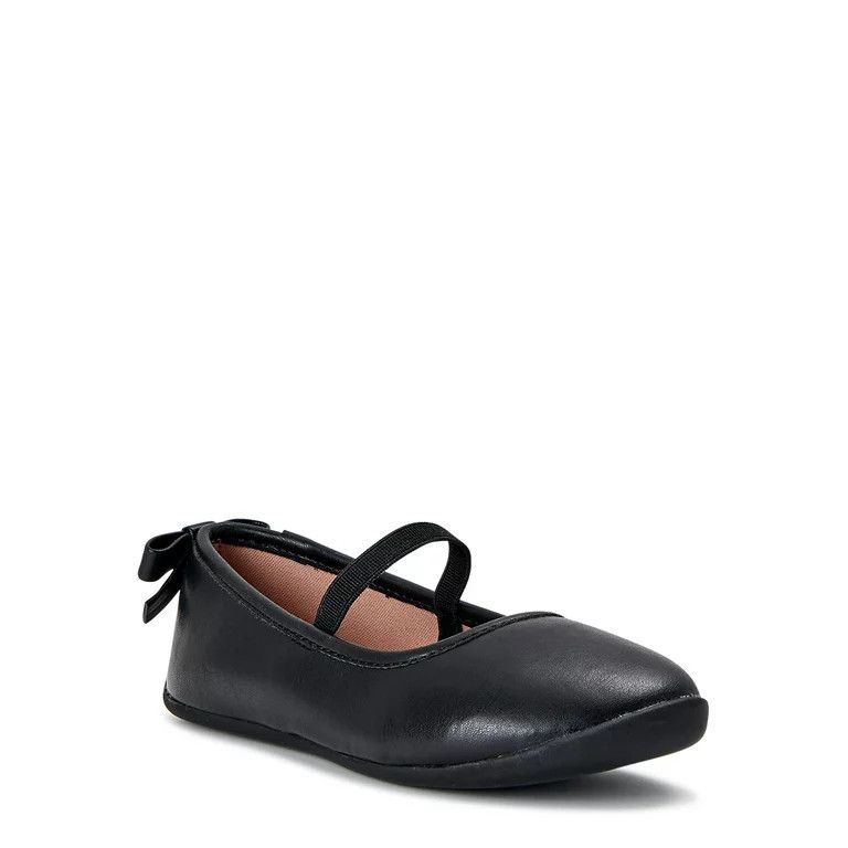 Wonder Nation Toddler Girls Ballet Flat Dress Shoes, Sizes 7-12 - Walmart.com | Walmart (US)