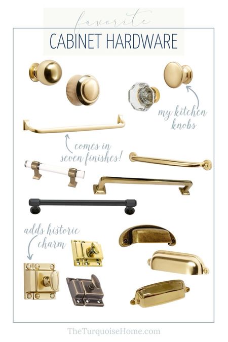 Are you upgrading your cabinet hardware? Here are some of my favorites.

#LTKhome