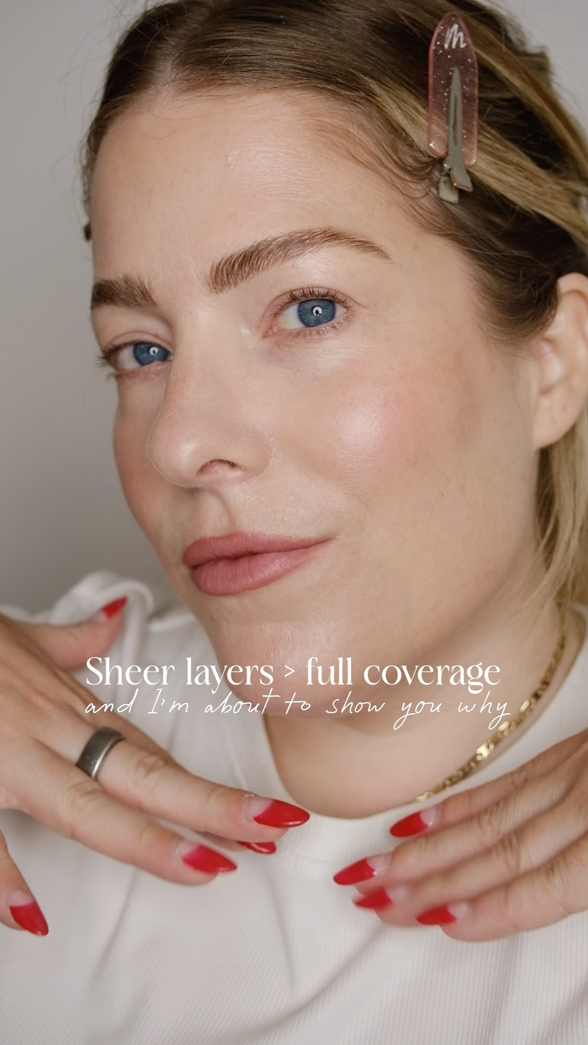 ✨ Here’s how I build a flawless, lightweight base that actually lasts all day ✨

Step 1 – Sheer foundation:
I start with a light to medium foundation using the new @patrickta  foundation brush for a super light, breathable layer that feels like skin, not makeup.

Step 2 – Contour / Bronzer:
I apply liquid or cream bronzer right after foundation for natural dimension.

Step 3 – Two-blush method:
First, a cream blush for that soft flush, then a powder blush on top to lock it in all day. Placement is key here! (Should I do a more in depth video?)

Step 4 – Set & finish:
I top everything with the @maccosmeticscanada Studio Fix Powder for a velvety, polished finish without heaviness.

💡 Key tip: Thin layers + the right tools = makeup that looks effortless but high-impact. People notice you first—not the makeup.

#LTKcanada #LTKbeauty