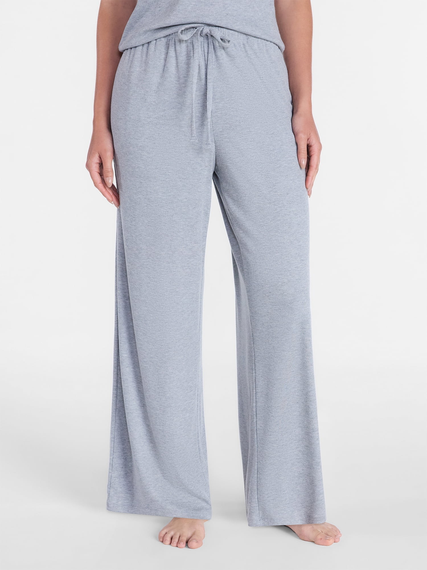 Joyspun Women\u2019s Modal Blend Ribbed Sleep Pants, 29'' Inseam, Sizes XS-3X | Walmart (US)