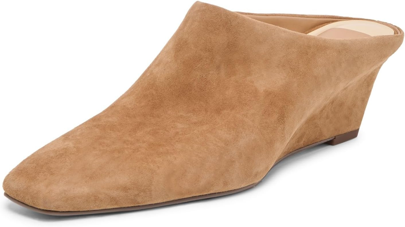 Dolce Vita Women's Hilah Suede Wedge Mules | Amazon (US)