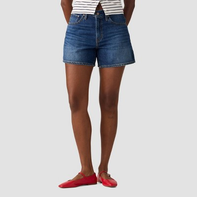 Levi's® Women's Cinch Mid-Thigh Shorts - Kiss Goodbye 28 | Target