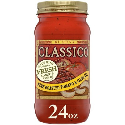 Classico Fire Roasted Tomato & Garlic Pasta Sauce - 24oz | Target