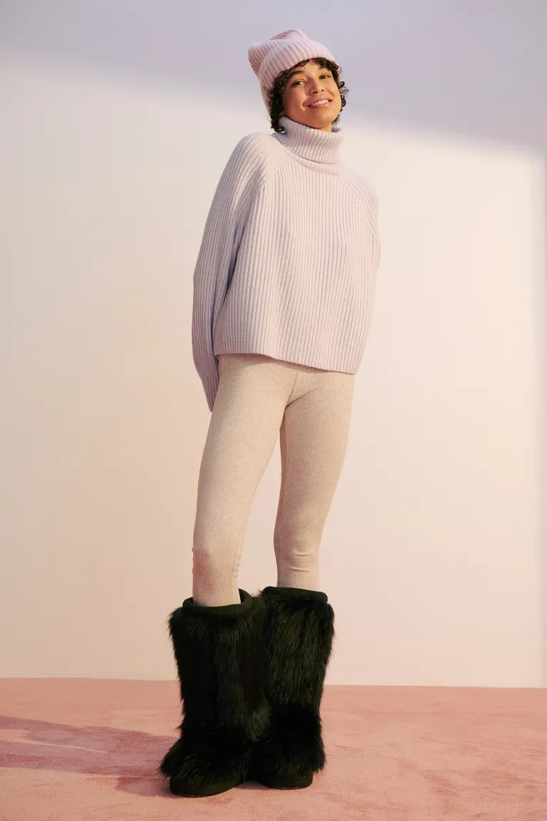 Ribbed Turtleneck Sweater | H&M (US + CA)