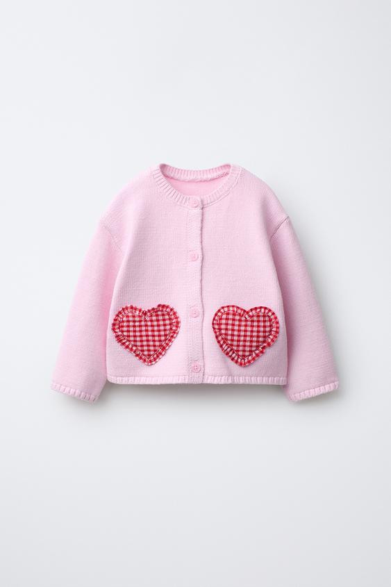 HEART POCKET CARDIGAN | Zara US