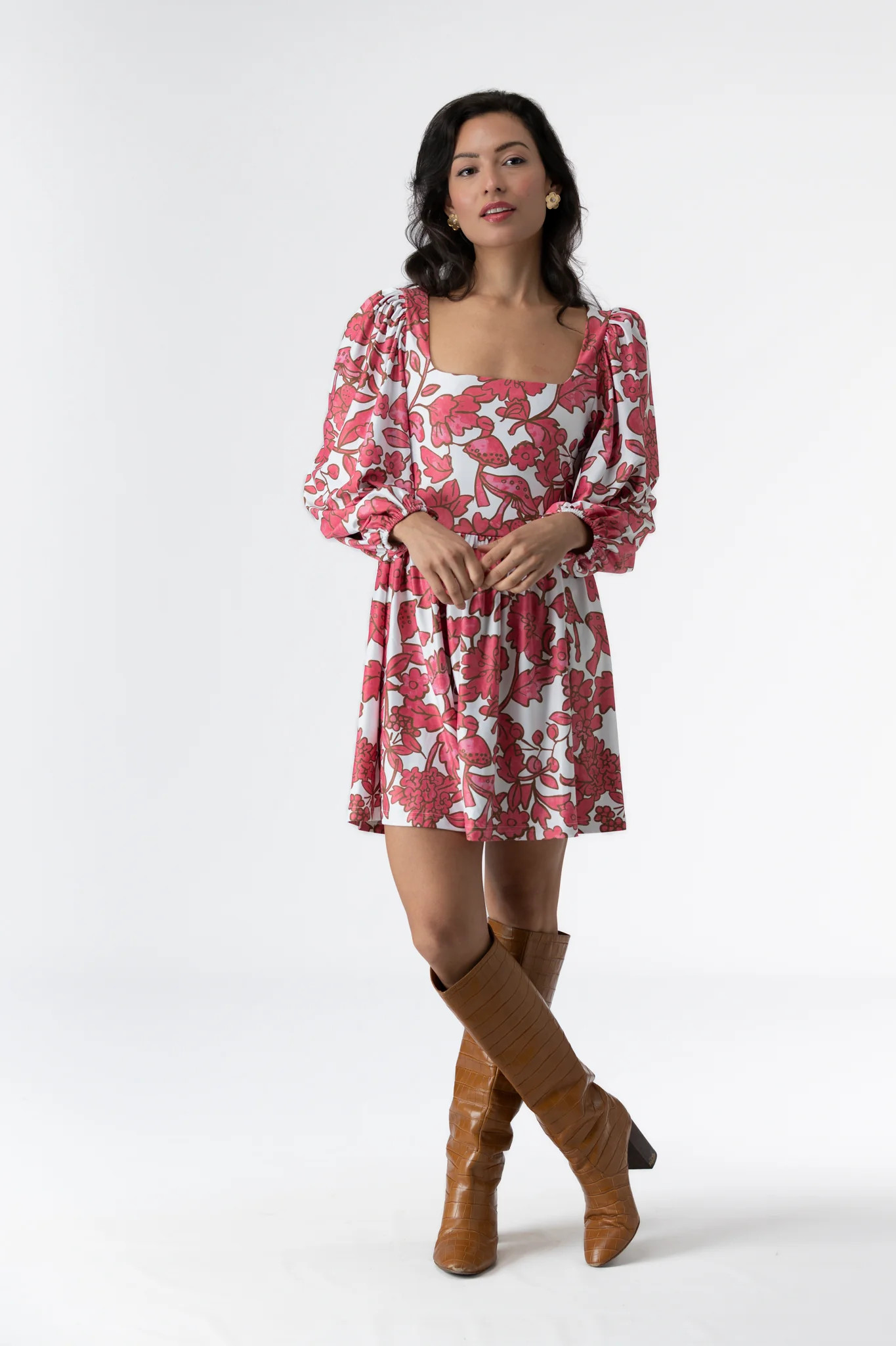 The Beatrice Dress - Mushroom Crush | Smith and Quinn