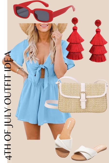 4th of July outfit idea. July 4th outfit. Amazon july 4th outfit 

#LTKstyletip #LTKshoecrush #LTKunder50