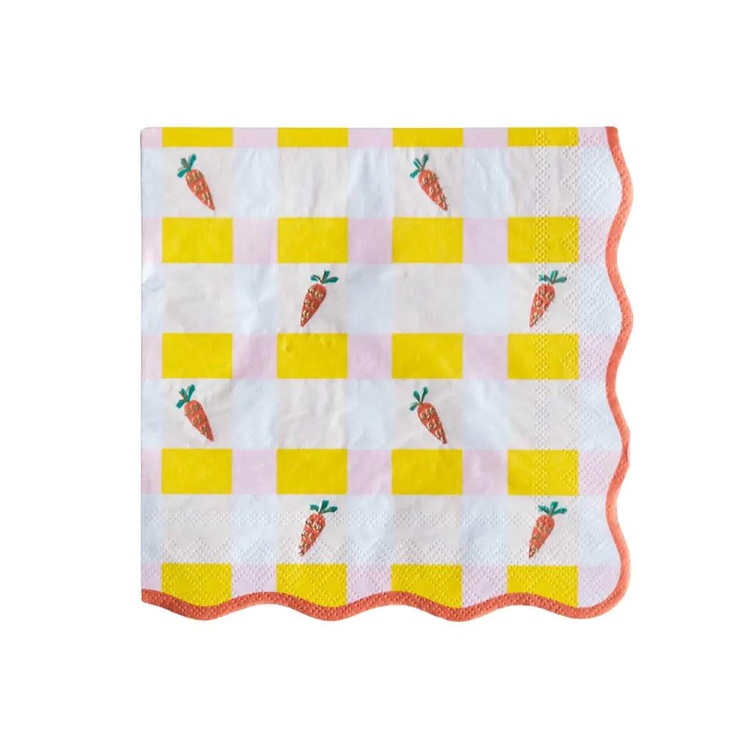 Easter Carrot Dinner Napkins - Etsy | Etsy (US)