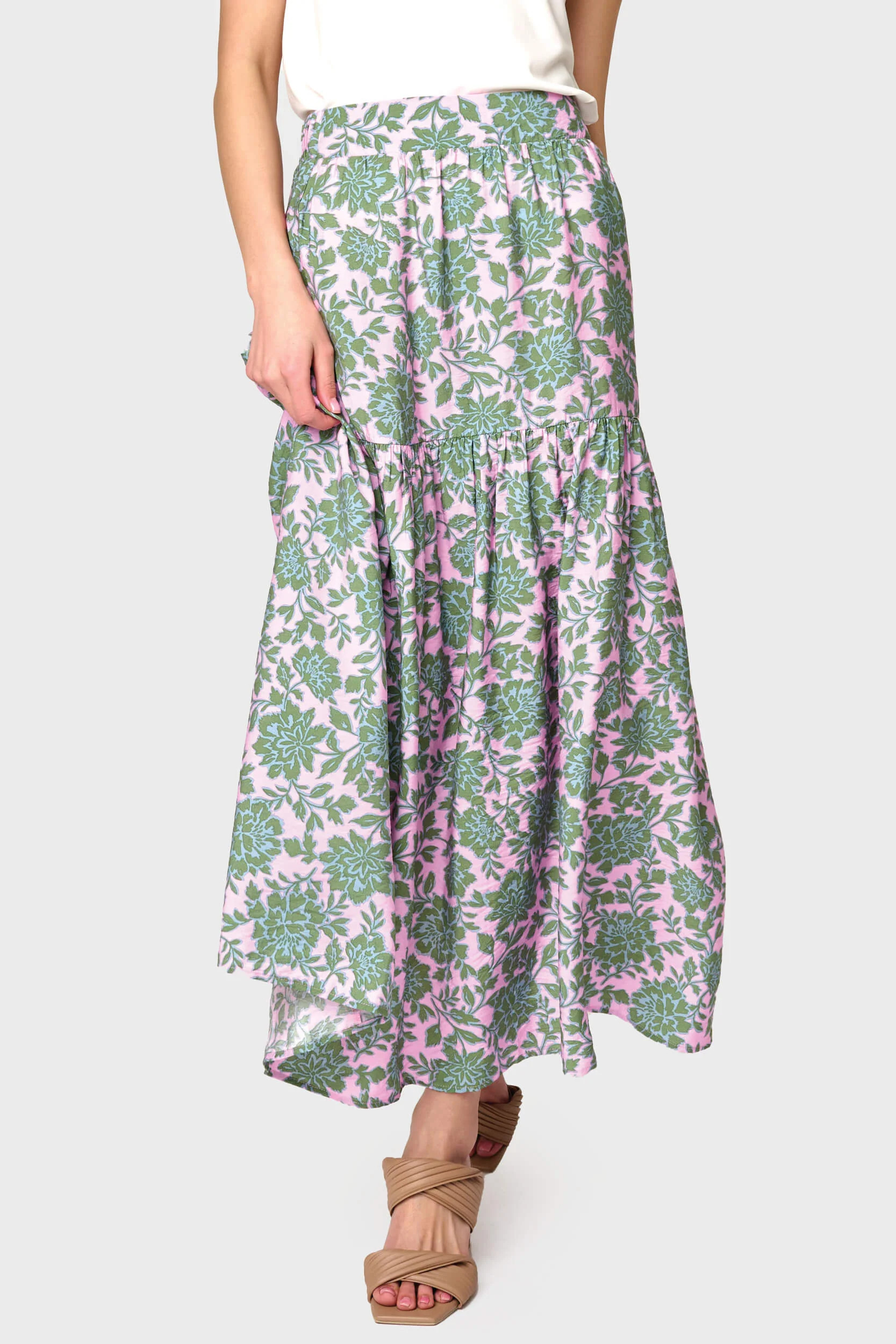 Playa Tiered Maxi Skirt | Gibson