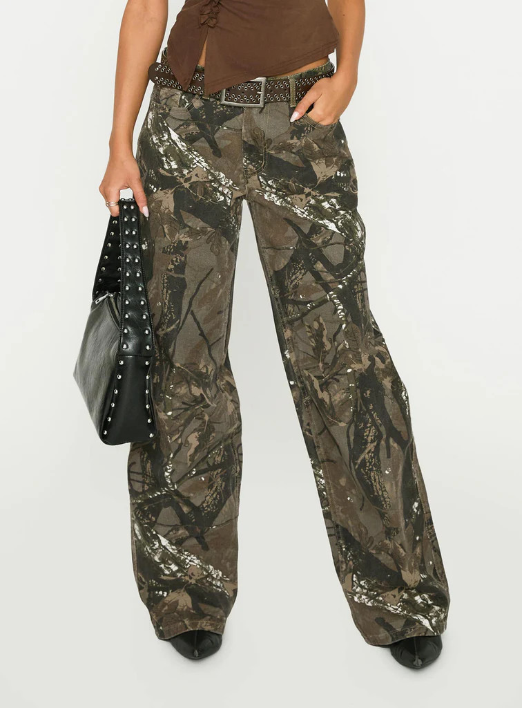 Raiders Cargo Pant Camouflage | Princess Polly US