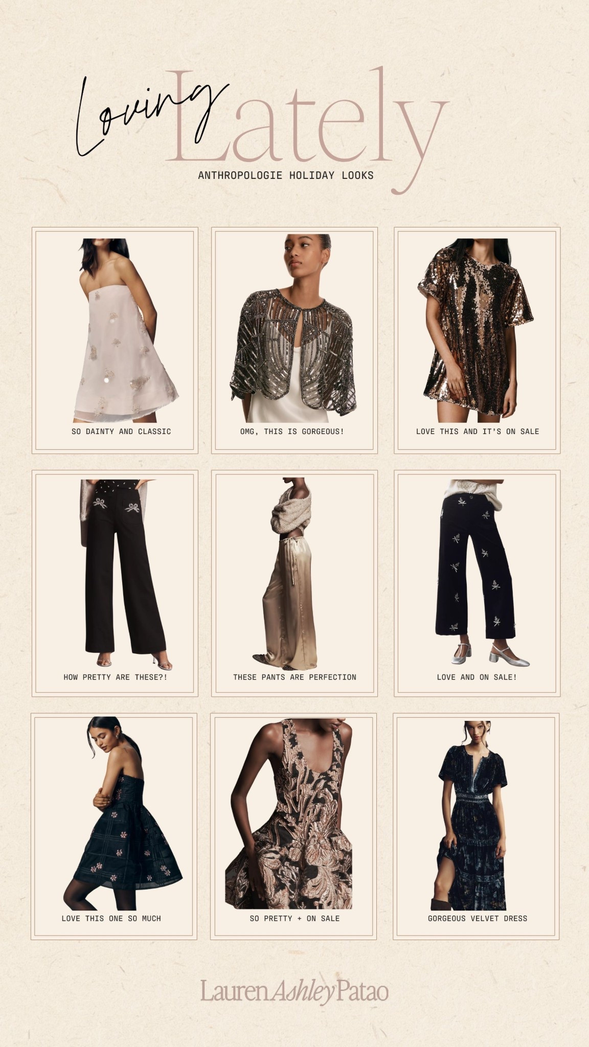 Anthropologie holiday looks! A lot are on sale too 

#LTKSaleAlert #LTKHoliday