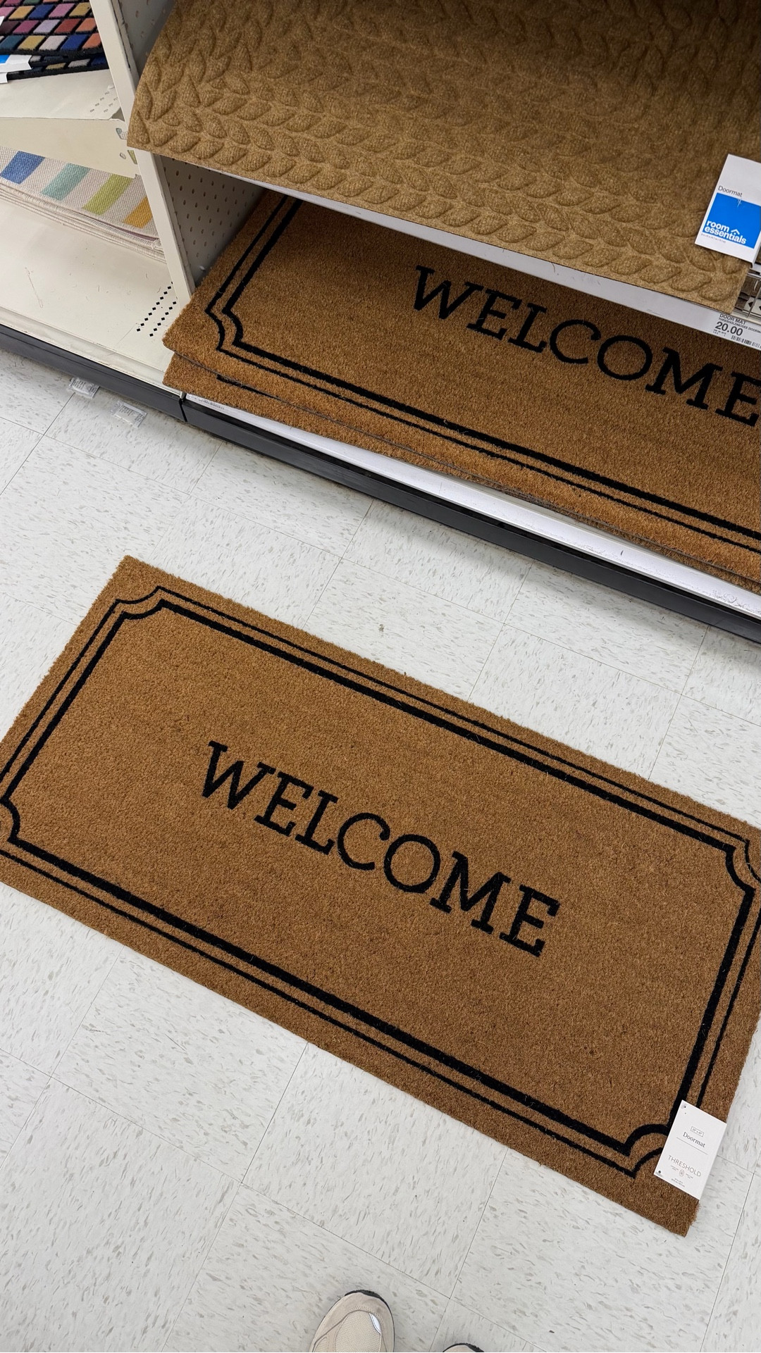 LOVE this oversized welcome mat for a front porch refresh this spring- classic never goes out of style! 

#LTKHome