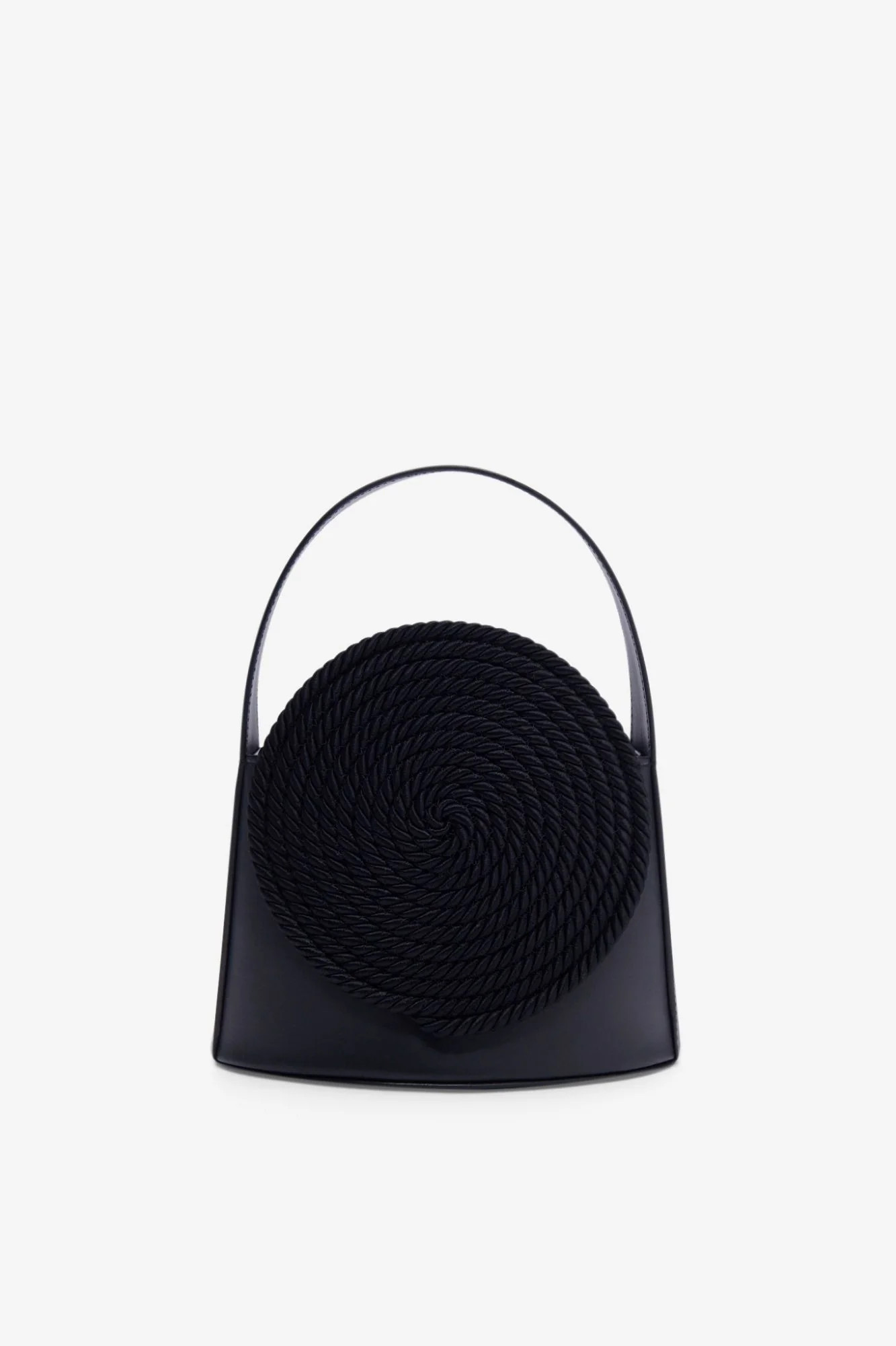 Black leather bag with passementerie detail | Shop.app