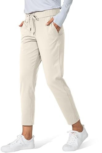 G Gradual Women's Pants with Deep Pockets 7/8 Stretch Ankle Sweatpants for Golf, Athletic, Lounge... | Amazon (US)