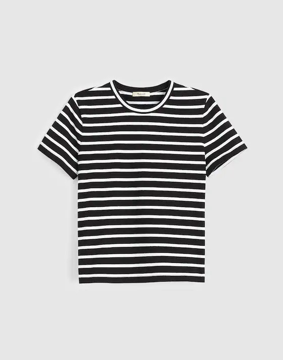 The Perfect Crewneck Tee in Allday Jersey | Madewell