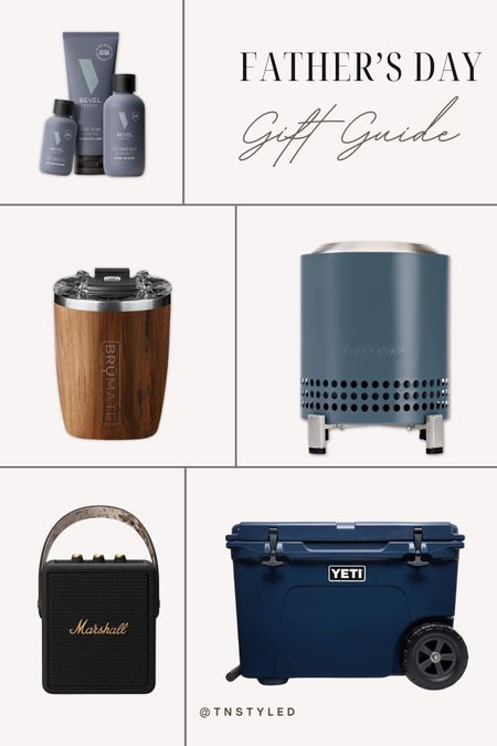 Father's Day Gift Guide // Gift Ideas from @amazon // tabletop fire pit, portable Bluetooth speaker, portable wheeled cooler, cocktail & whiskey tumbler, 3 piece set shaving kit 

#LTKGiftGuide #LTKmens #LTKSeasonal