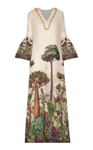 Magdalena Hand-Embellished Linen Maxi Dress | Moda Operandi (Global)