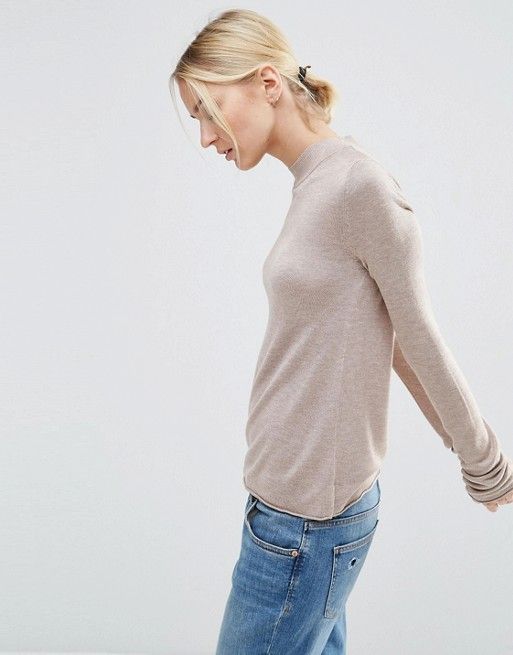 ASOS Sweater With Crew Neck in Soft Yarn | ASOS US