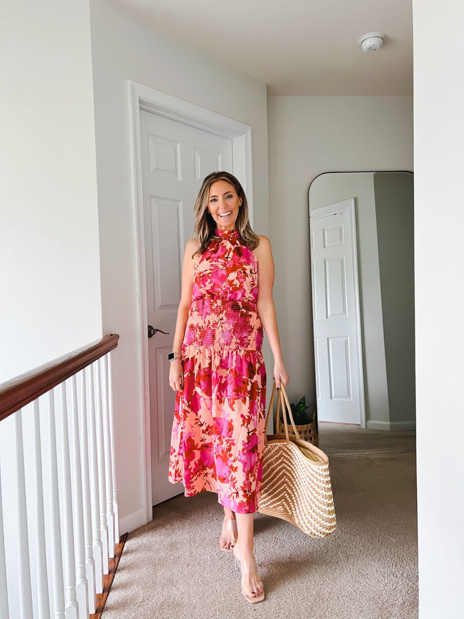 So I'm undecided about this dress.  I love the color and pattern, but not sure about the waist.  Thoughts? I'm wearing a size small and fit is TTS. 🚩 There's currently a 💲drop and a ✂️ qpon!

Ankle jeans 
Date night outfit 
Wedding Guest
Vacation Outfits
Concert Outfit
White dress
White jeans
Swimsuit
Sandals
Bedroom 
Beach outfit
Patio
Jean shorts
Rug
Home Decor
Sneakers
Jeans
Bedroom
Maternity Outfit
Resort Wear

#LTKSeasonal #LTKsalealert #LTKstyletip