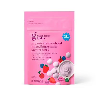 Organic Freeze-Dried Mixed Berry Yogurt Bites - 1oz - Good & Gather™ | Target