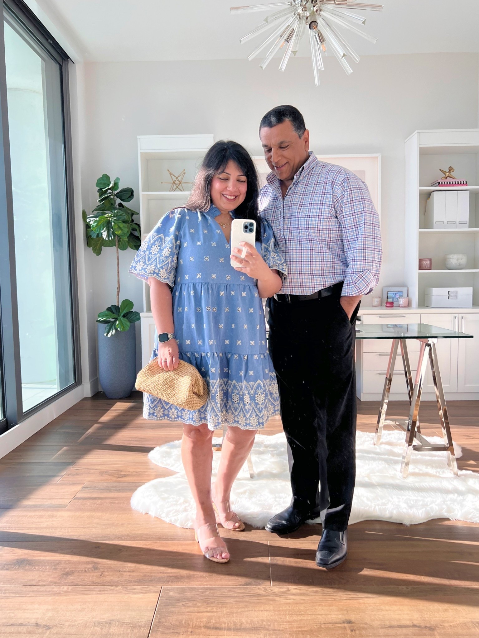 Isn’t this eyelet dress so pretty?! This color is no longer available but it is still available in an all white version that’s perfect for resort wear, vacation outfits and spring and summer outfits! The white one is on sale for $69 (originally $188) and there’s another print available in this same dress style! 

Tuckernuck dress size large. Schutz sandals true to size. J. Crew raffia clutch bag. Kendra Scott necklace.

#LTKMidsize #LTKSaleAlert #LTKOver40