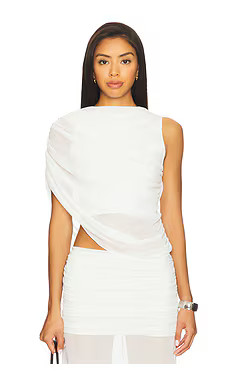 Amanda Uprichard x REVOLVE Leo Top in Ivory from Revolve.com | Revolve Clothing (Global)