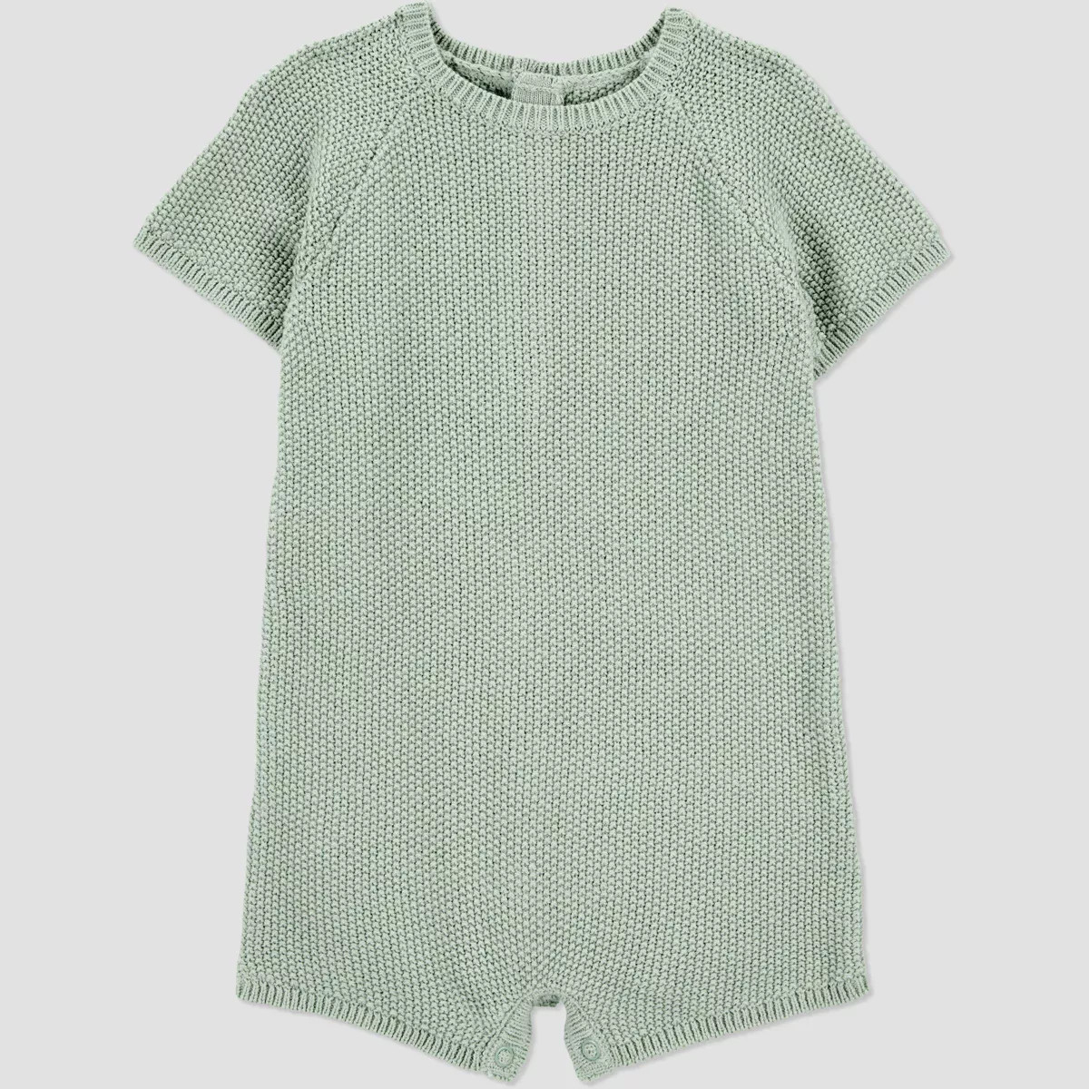 Carter's Just One You®️ Baby Boys' Seed Stitch Short Sleeve Romper - Green 6M | Target