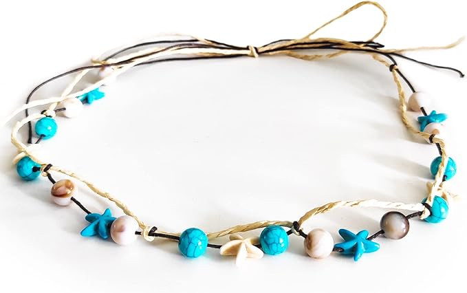 RainFlowwer Hat Band for Straw Cowboy Hat, Straw Hat, Sun Hat, Beaded Hat Band for Womens Hat dec... | Amazon (US)