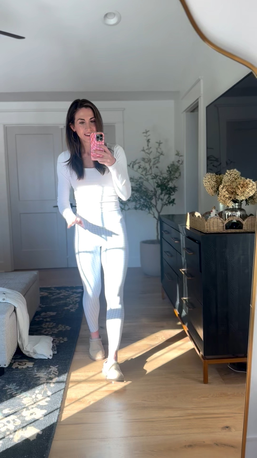 This cropped long sleeve T-shirt from Amazon is a new favorite basic! Size up. I’m wearing a medium 

Leggings are from Astoria activewear

#LTKfitnessgoals #LTKmomlife