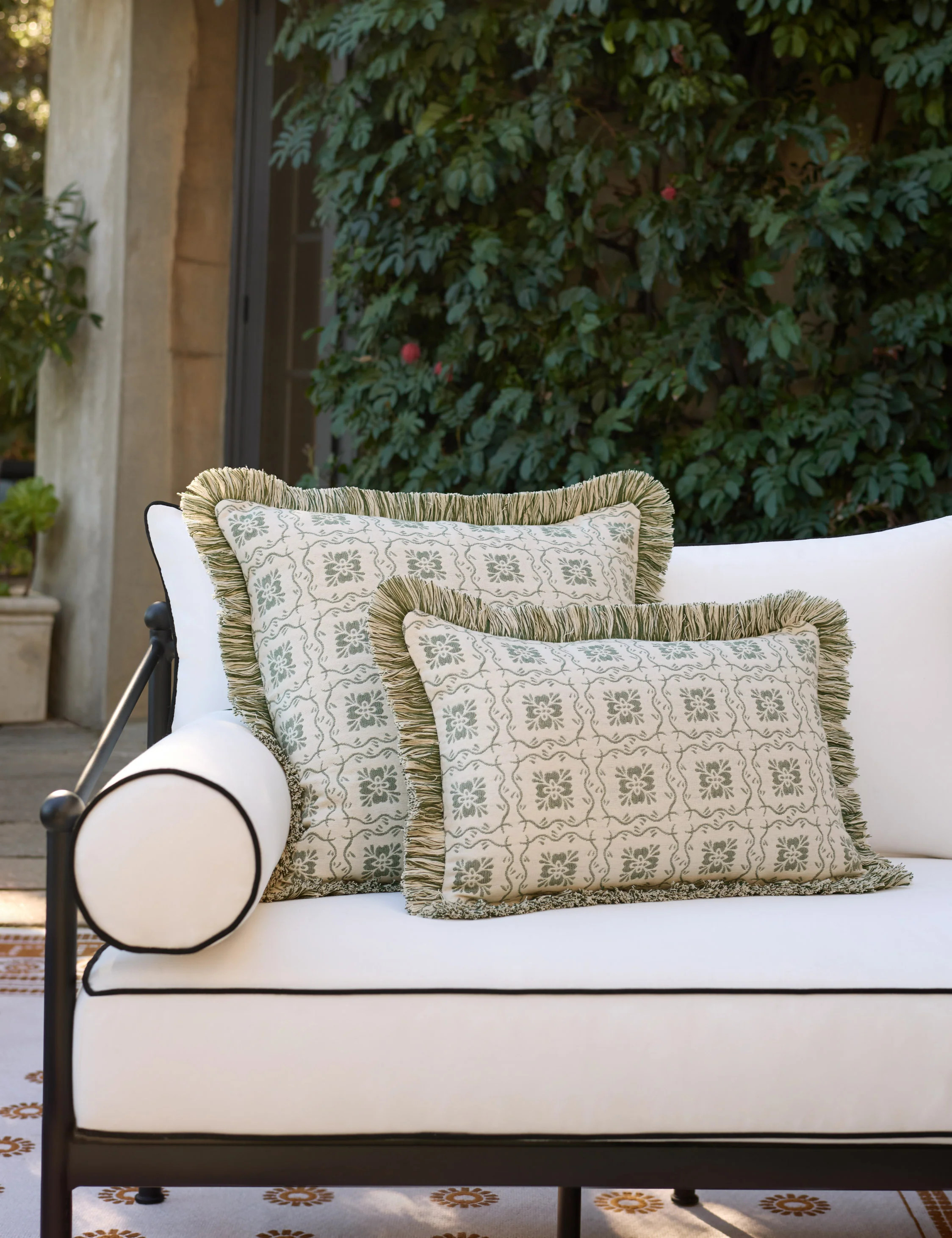 Halstead Indoor / Outdoor Pillow | Lulu and Georgia 