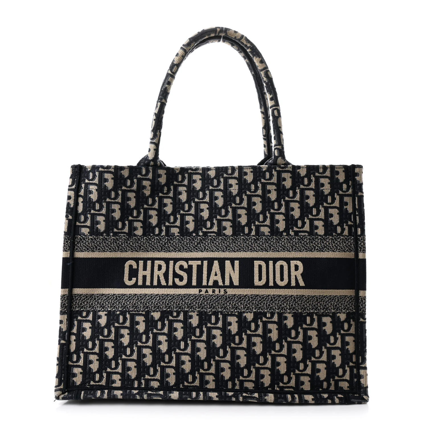 Christian Dior Oblique Medium Book Tote Blue Multicolor 1742213 | FASHIONPHILE (US)