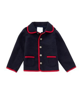 x Darby Fallon Clark Little Boys 2T-7 Grayson Button Front Car Coat | Dillard's