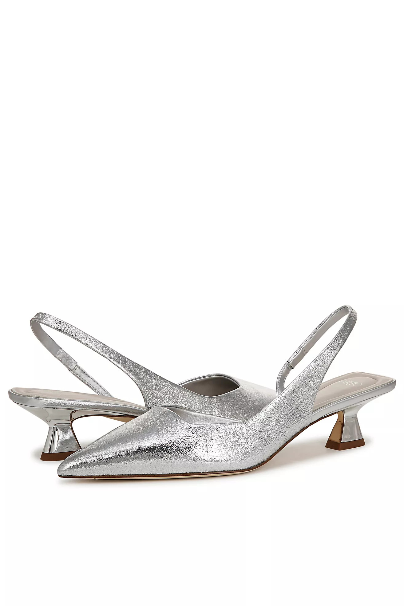 Sarto Devin Slingback Kitten-Heel Pumps | Anthropologie (US)