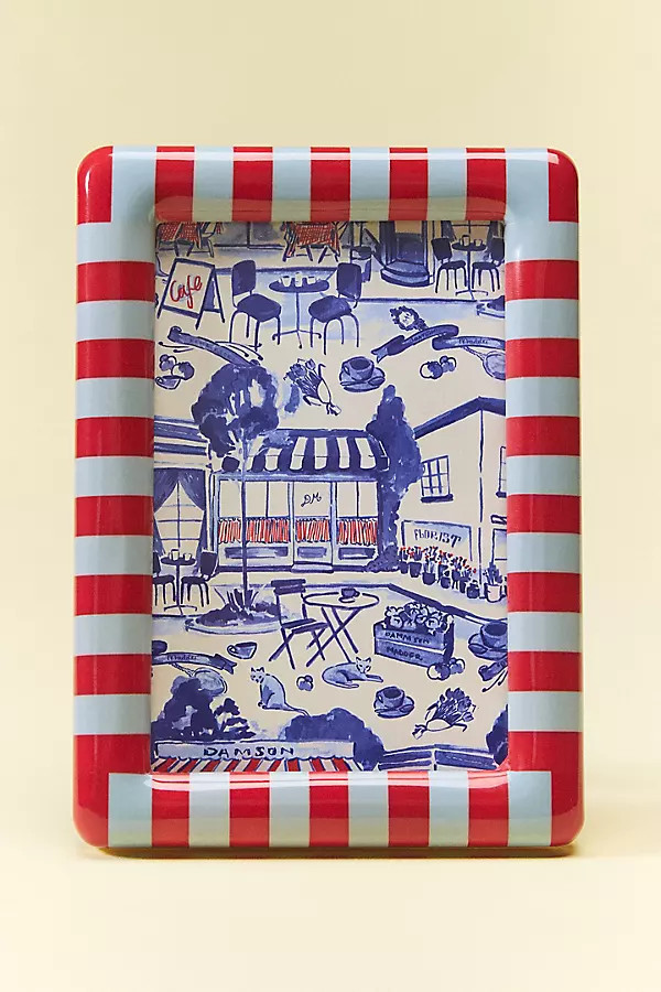 Striped Damson Madder Frame | Anthropologie (US)