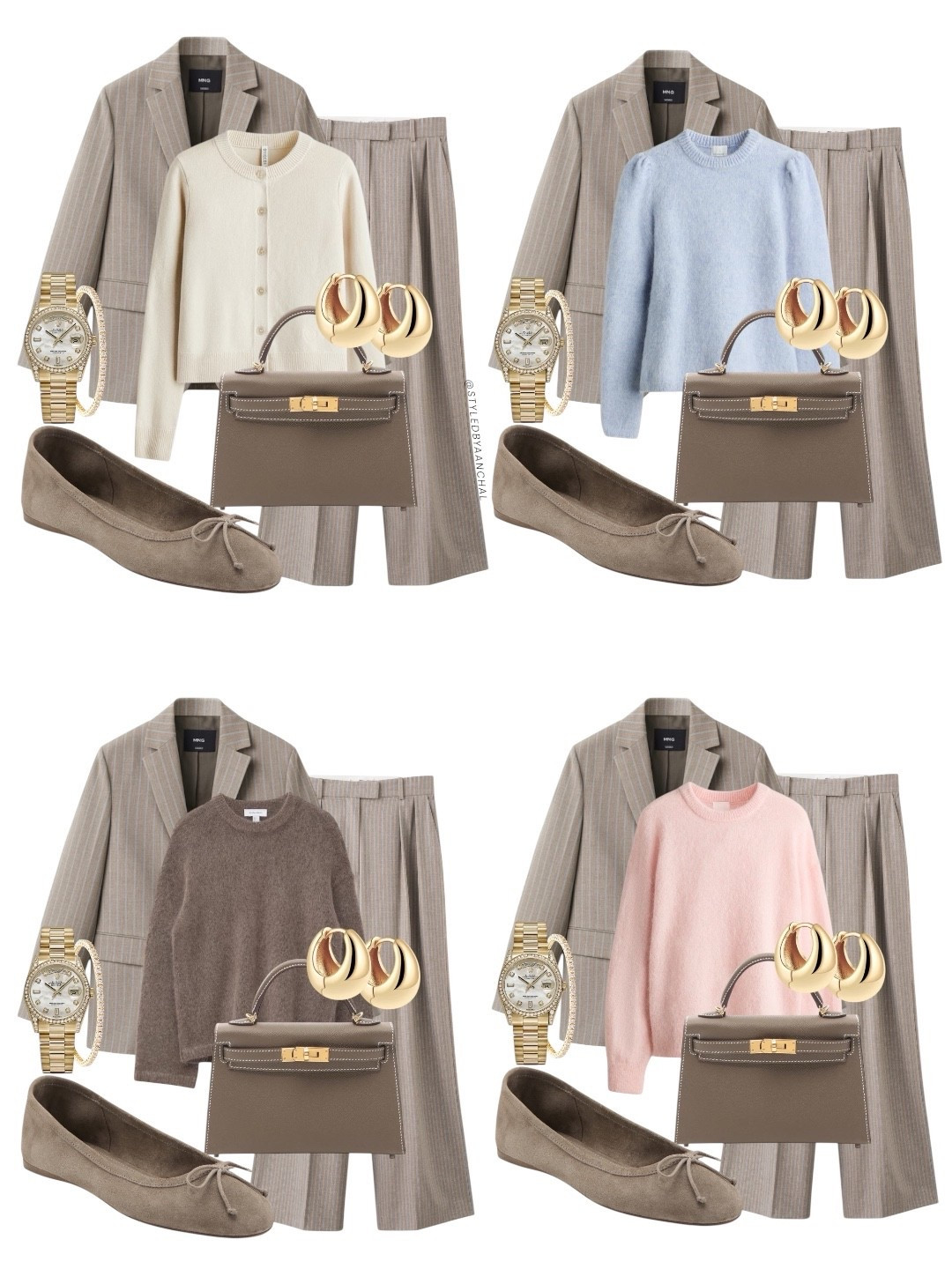 One suit, four ways. ✨ 
Which mood are you feeling today?