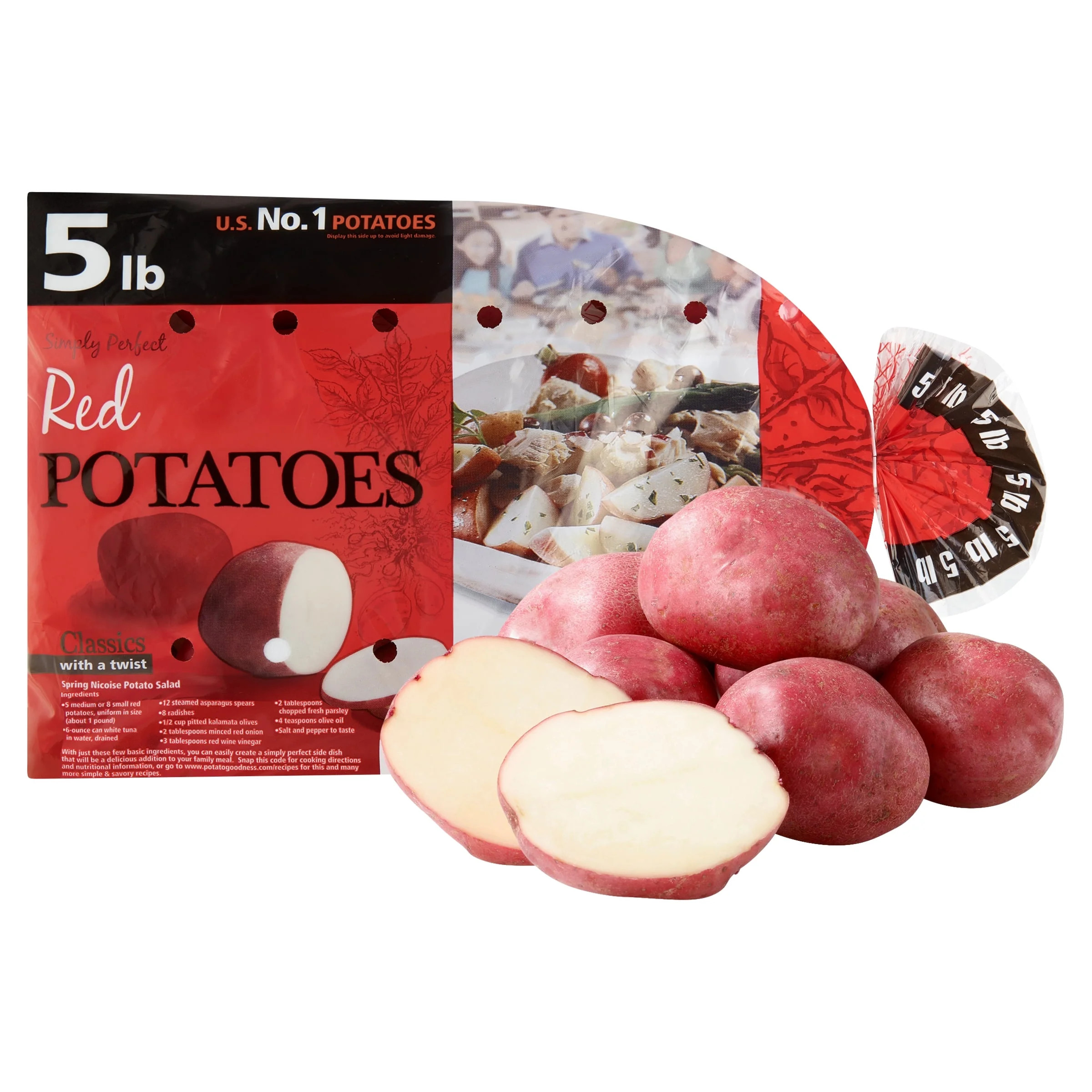 Fresh Red Potatoes 5 Lb Bag - Walmart.com | Walmart (US)