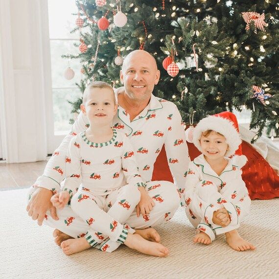 Boys Christmas Pajamas Family Matching Pajamas Christmas | Etsy | Etsy (US)