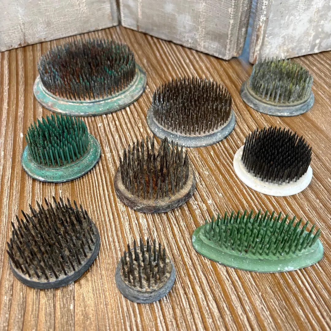 Assorted Spiked Flower Frogs, choice of 9. Sold separately. See item details for specifics. | Etsy (US)