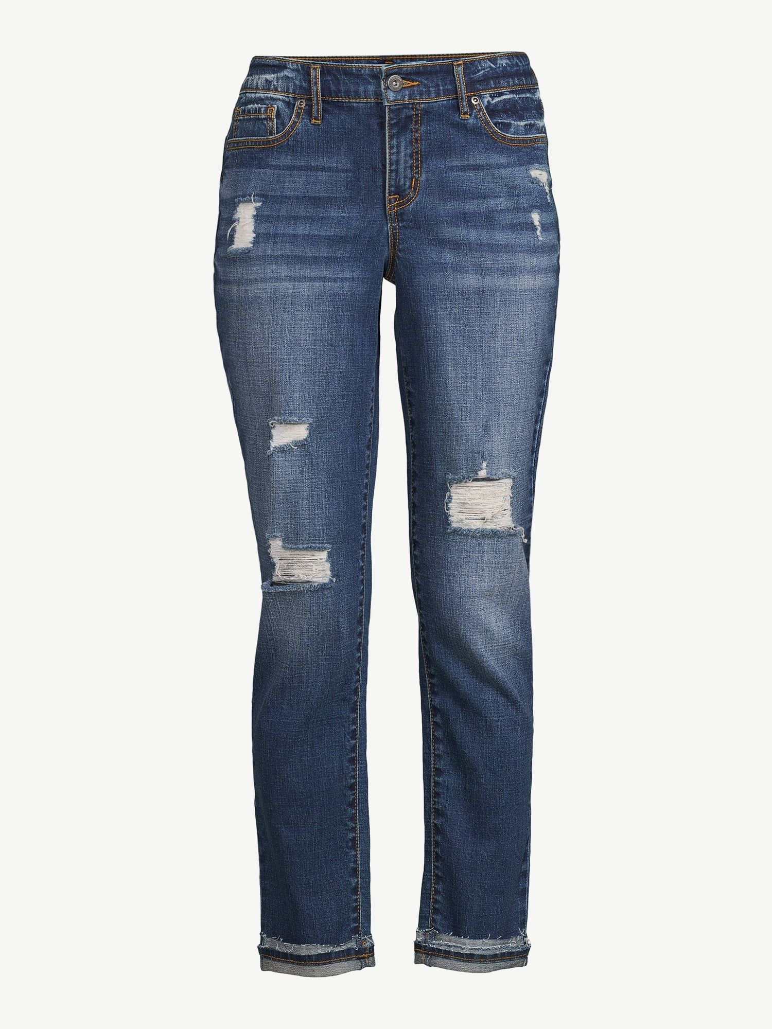 Sofia Jeans by Sofia Vergara Women's Bagi Boyfriend Mid-Rise Jeans - Walmart.com | Walmart (US)